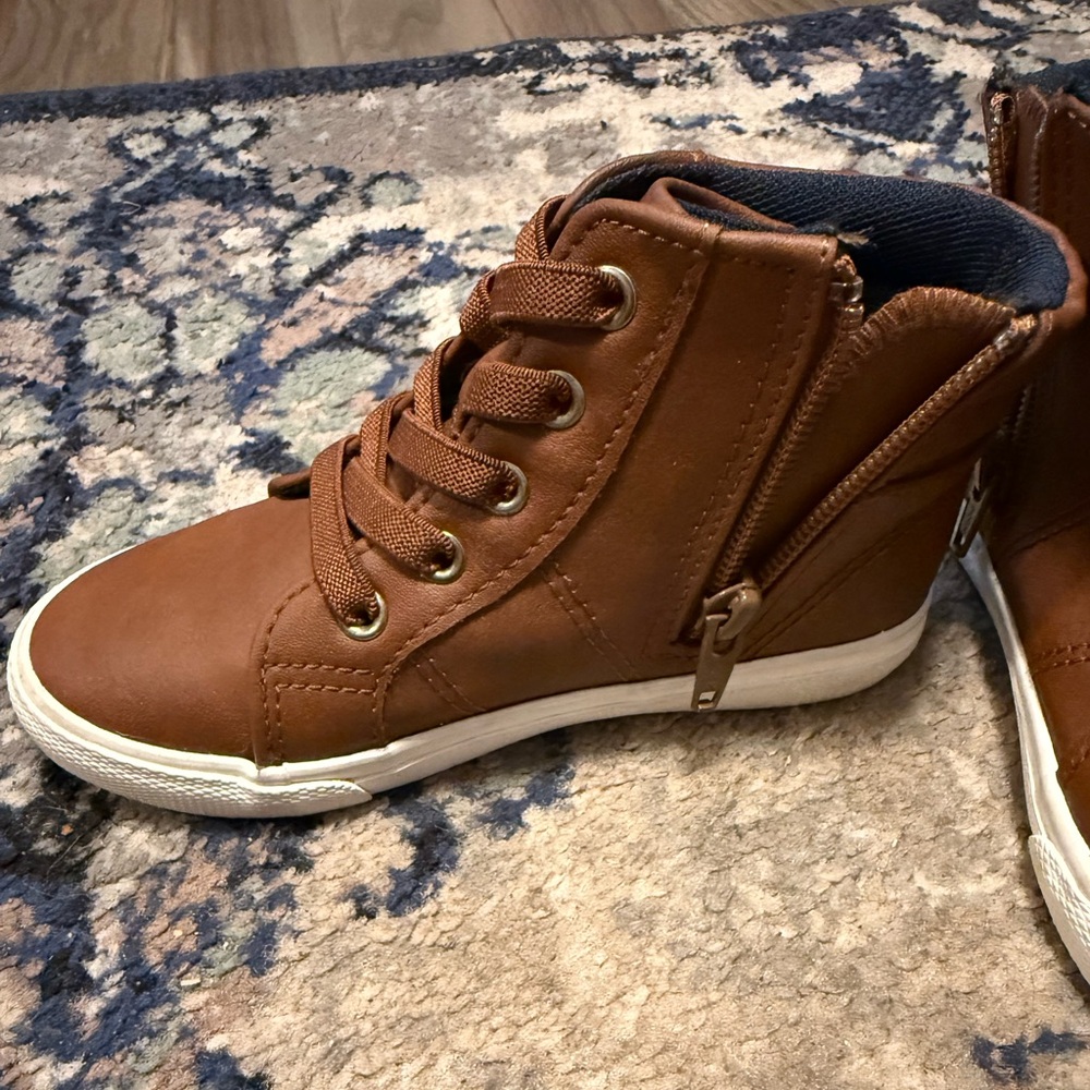 Cat & Jack Brown High-Top Sneakers